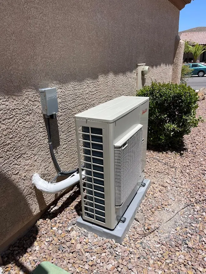 Residential air conditioning condenser unit in Leon Valley